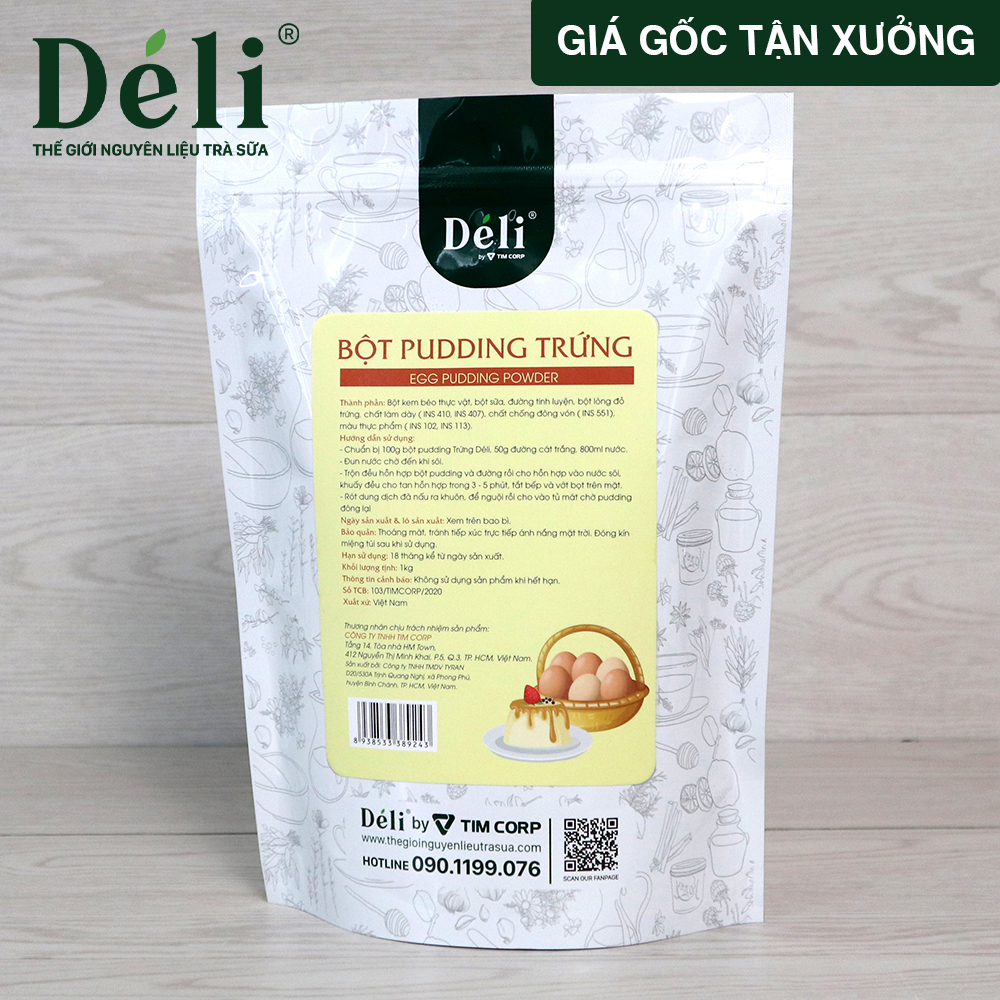 Pudding trứng Déli