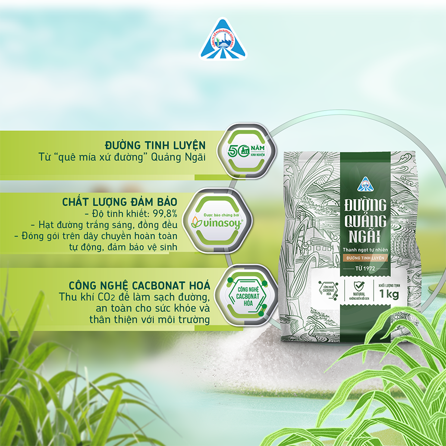 Đường tinh luyện Đường Quảng Ngãi 1kg