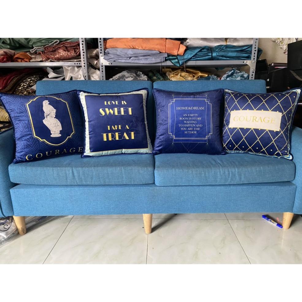 Gối Tựa Lưng | Gối Tựa Sofa, Gối Vuông Trang Trí Hoa Văn Hiện Đại Kích Thước 45x45cm