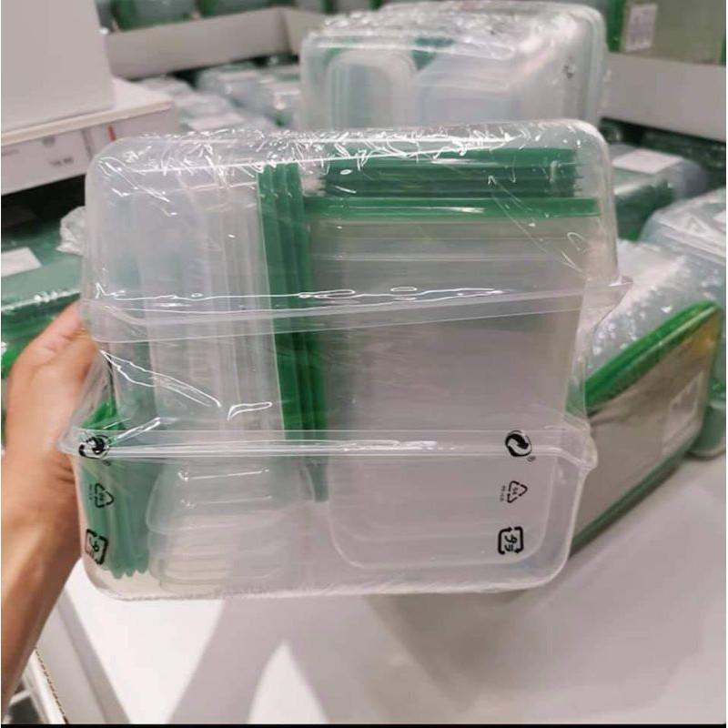 Bộ Hộp Nhựa Đựng Thức Ăn 17 Hộp