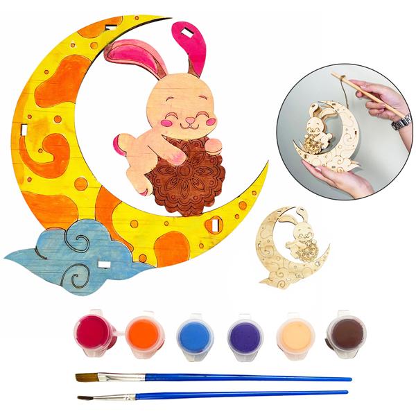 Lồng Đèn Sáng Tạo - Thỏ Con Bên Trăng - Giftbrand GB08