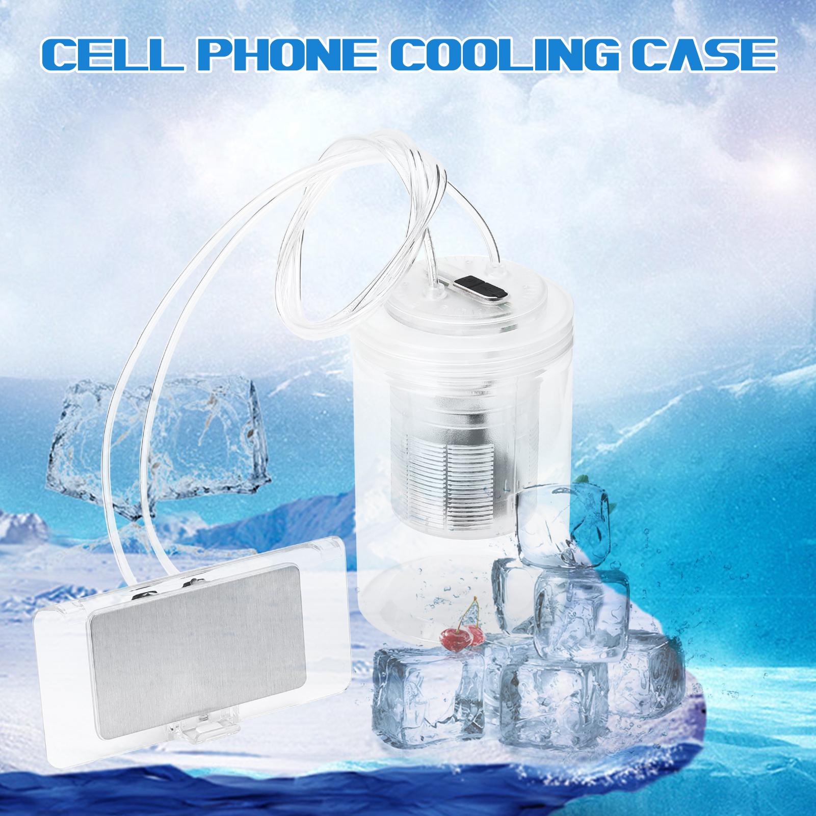 USB Mobile Phone Water Cooling Radiator Adjustable Portable Fan Holder Phone Water Cooler For Cell Phone Cell Phone