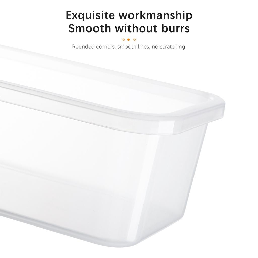 PP Transparent Multifunctional Drawer Storage Box Organizer