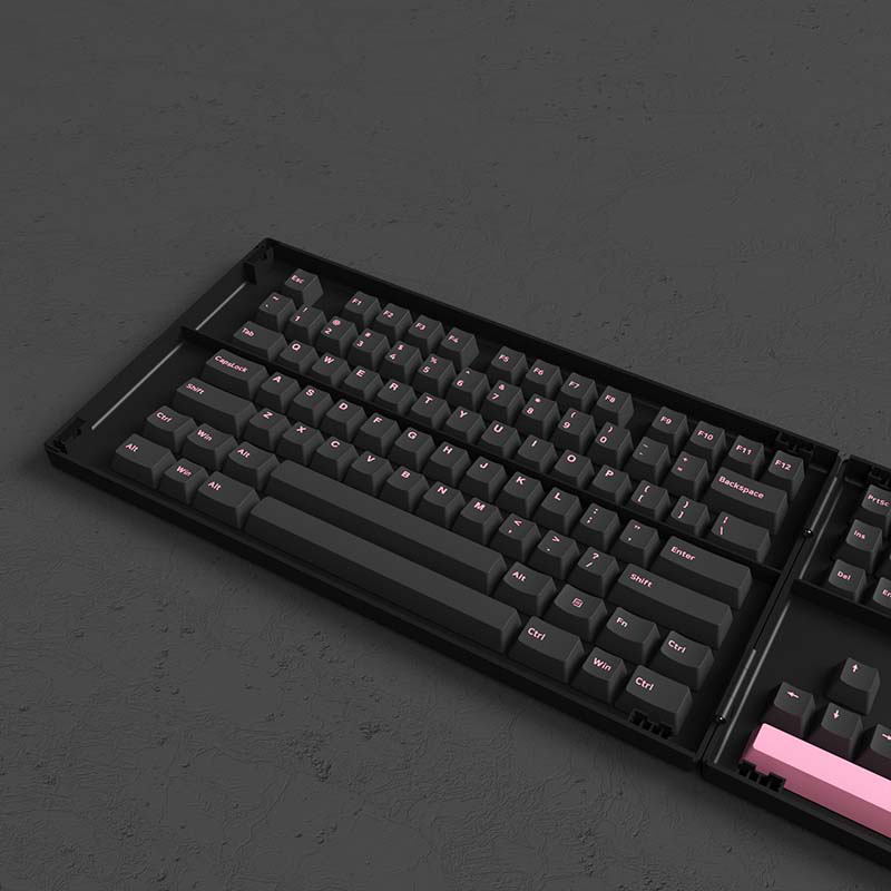 Nút Bàn Phím Cơ AKKO Keycap Set - Black Pink The dancer Version (Cherry Profile) - Hàng Chính Hãng