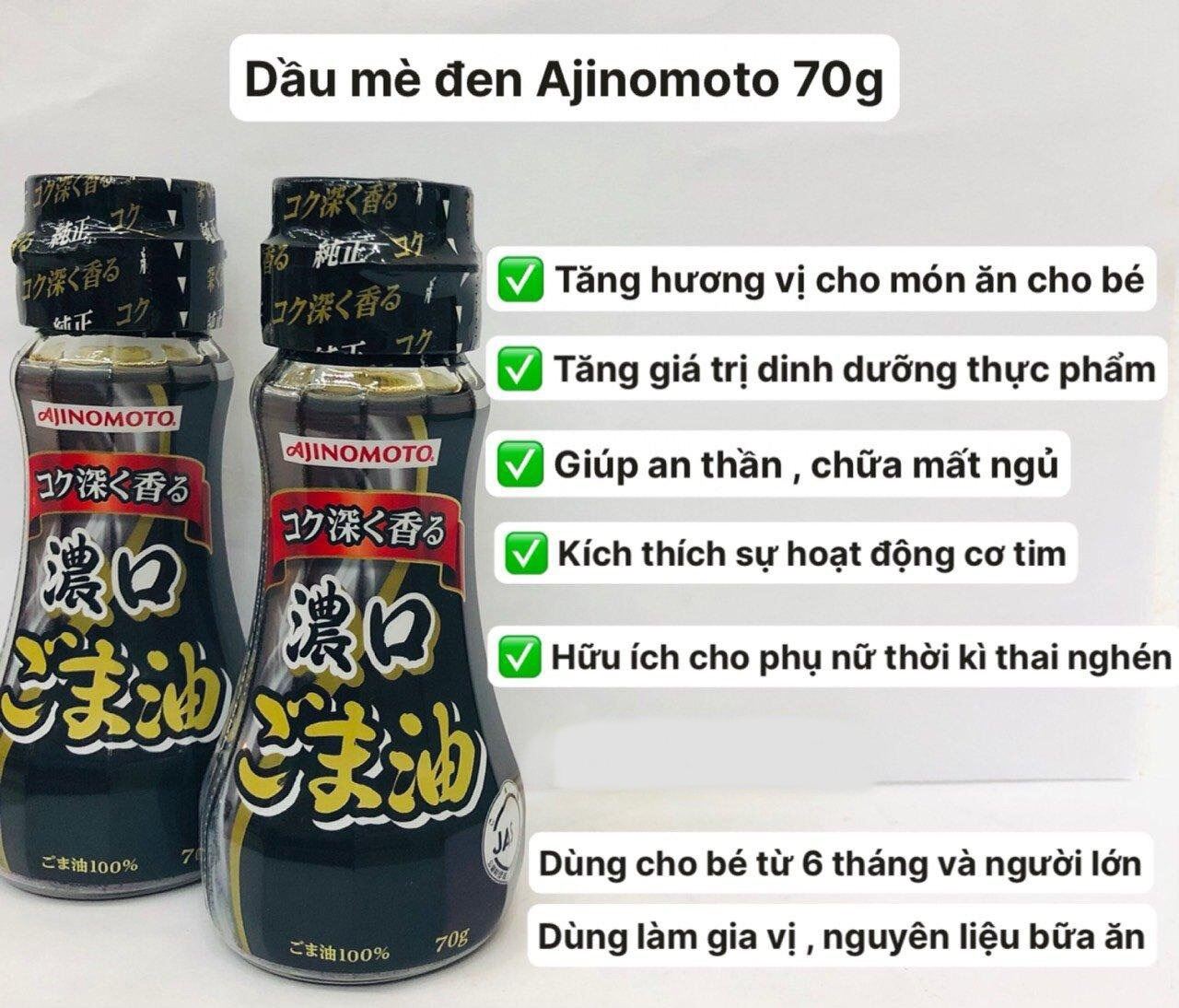 Dầu mè Nhật cho bé 70g