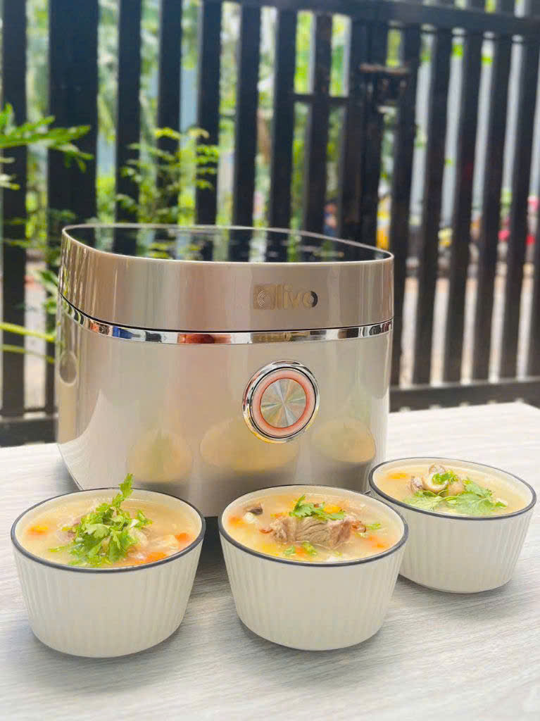 [Hàng chính hãng] Nồi cơm điện Olivo RC86 - Chính hãng -  Lòng Nồi INOX 304 Chống Dính Tự Nhiên, Nấu Cơm Ngon, Thiết Kế Tinh Tế, Sang Trọng