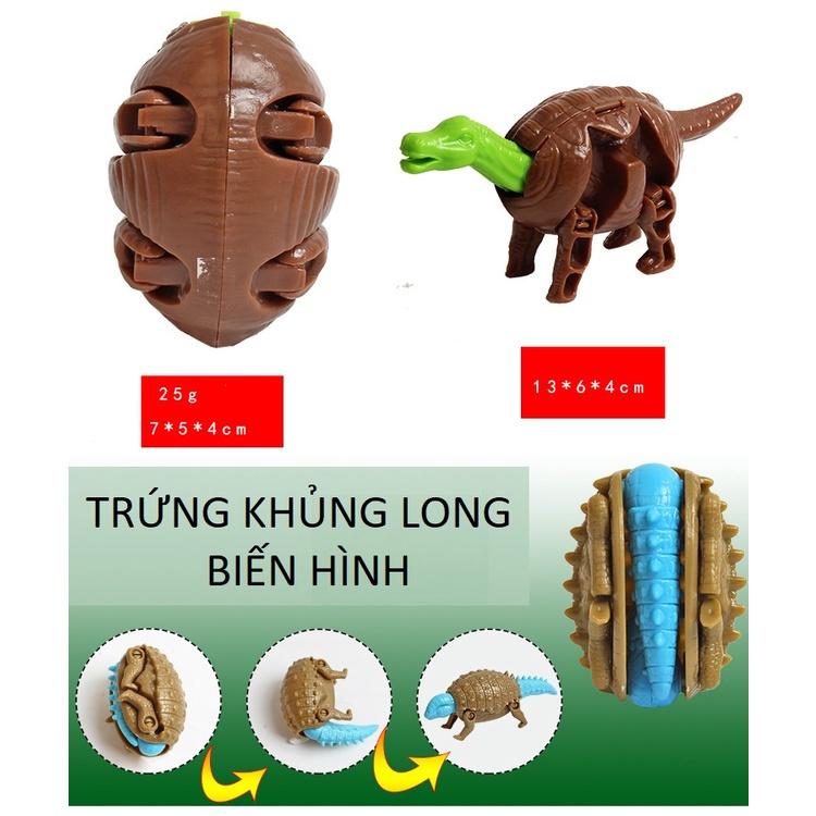 Đồ chơi trứng khủng long lắp ráp biến hình