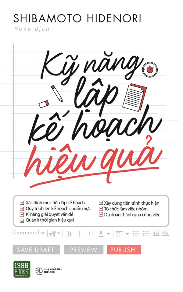 Kỹ Năng Lập Kế Hoạch Hiệu Quả