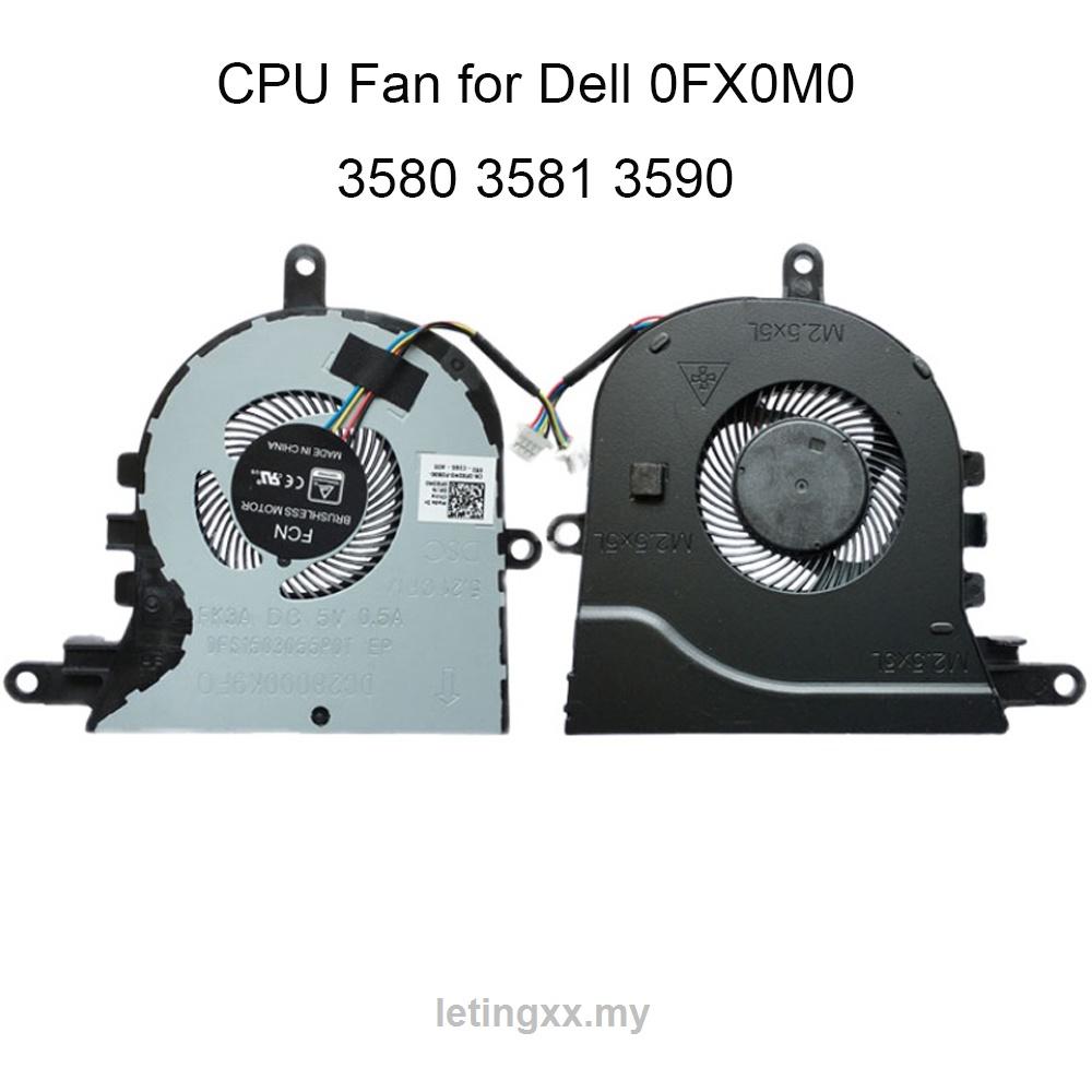 Quạt tản nhiệt mới Fx0m0 cho Dell Inspiron 3580 3581 Latitude 3590 E3590 L3590 Cpu Cn-0Fx0000 Dc0000