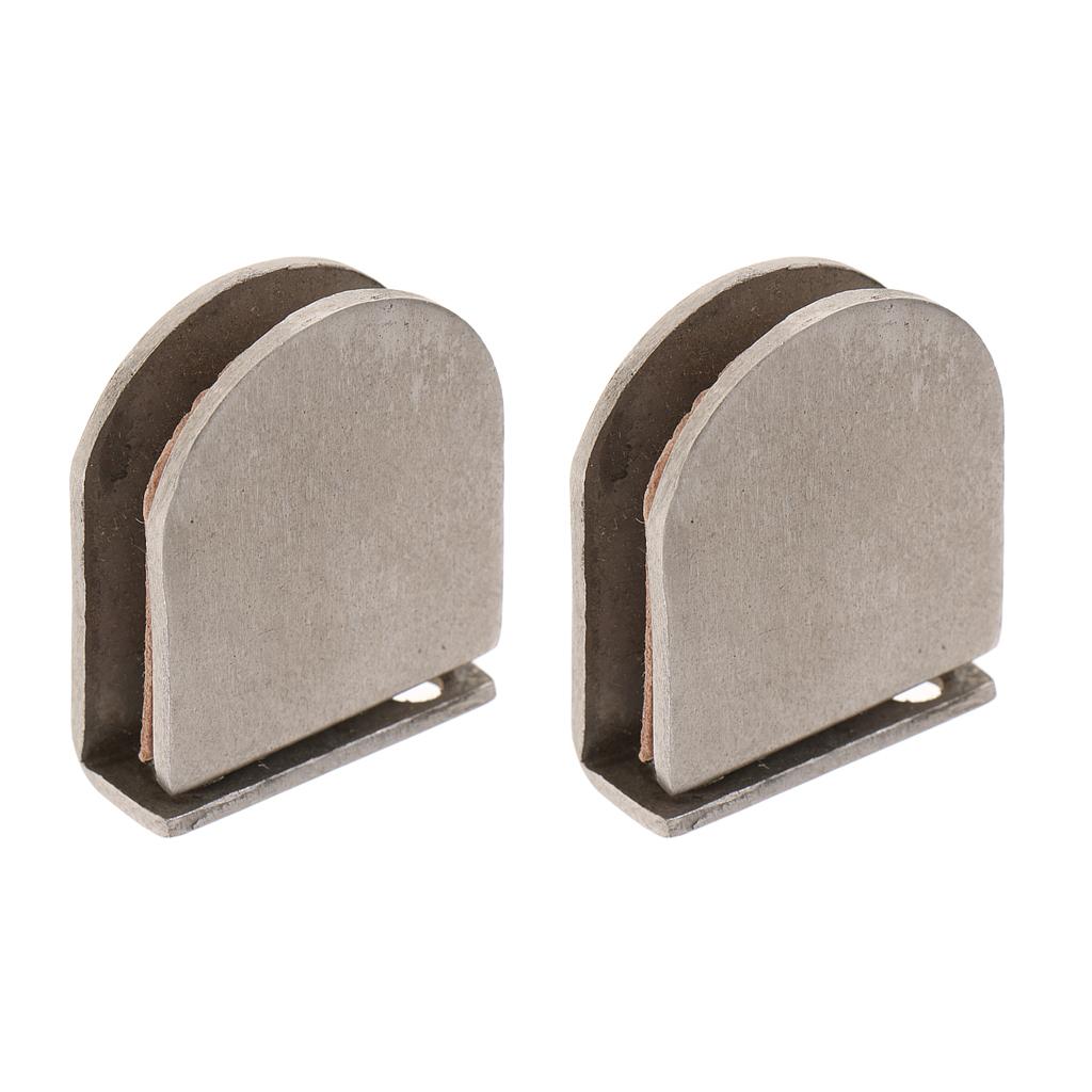 2 Pieces Glass Clips, Suitable for Fixing Bathroom Glass,Office Seat Glass,