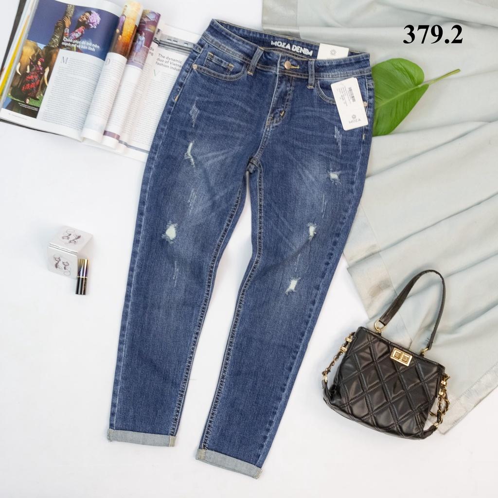 QUẦN JEANS NỮ BOYFRIEND MÀI XƯỚC