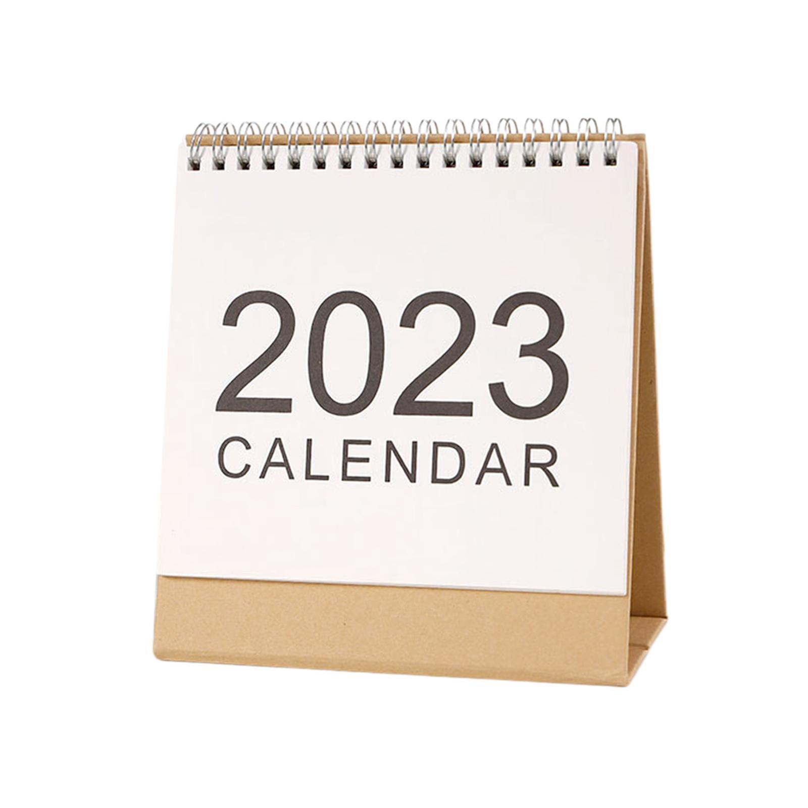 2Pcs Schedule Planner Sheet ,Monthly 2023 Desk Calendar for Desktop