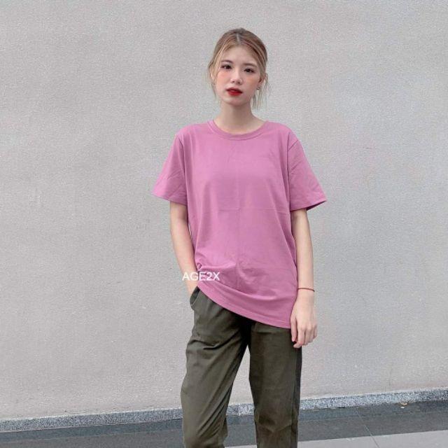 Áo thun Unisex màu 28 - HỒNG ROSY