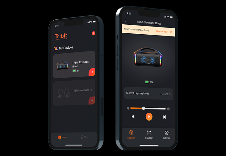 Tribit di động loa Bluetooth 90W Stormbox Blast IPX7 Waterproof Outdoor Party Camping Wirless Loa không dây 30 giờ Aux Color: Black