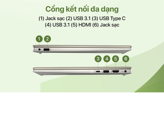 Máy Tính Xách Tay Laptop HP Pavilion 14-DV2032TU - Hàng Chính Hãng