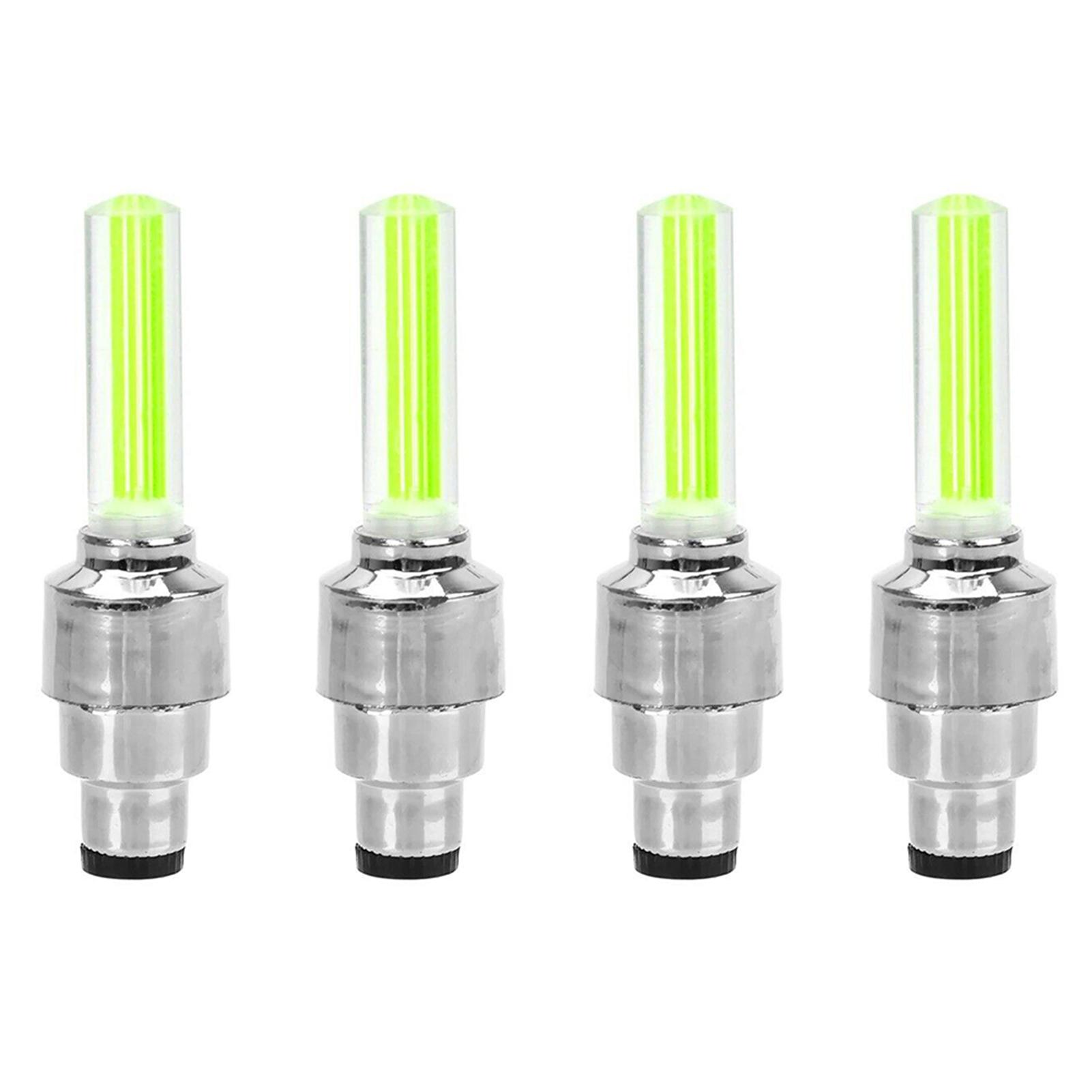 Bộ 4 Đèn Led Gắn Bánh Xe Tự Động Phát Sáng Nhiều Màu Sắc Flash Tyre Wheel Stem