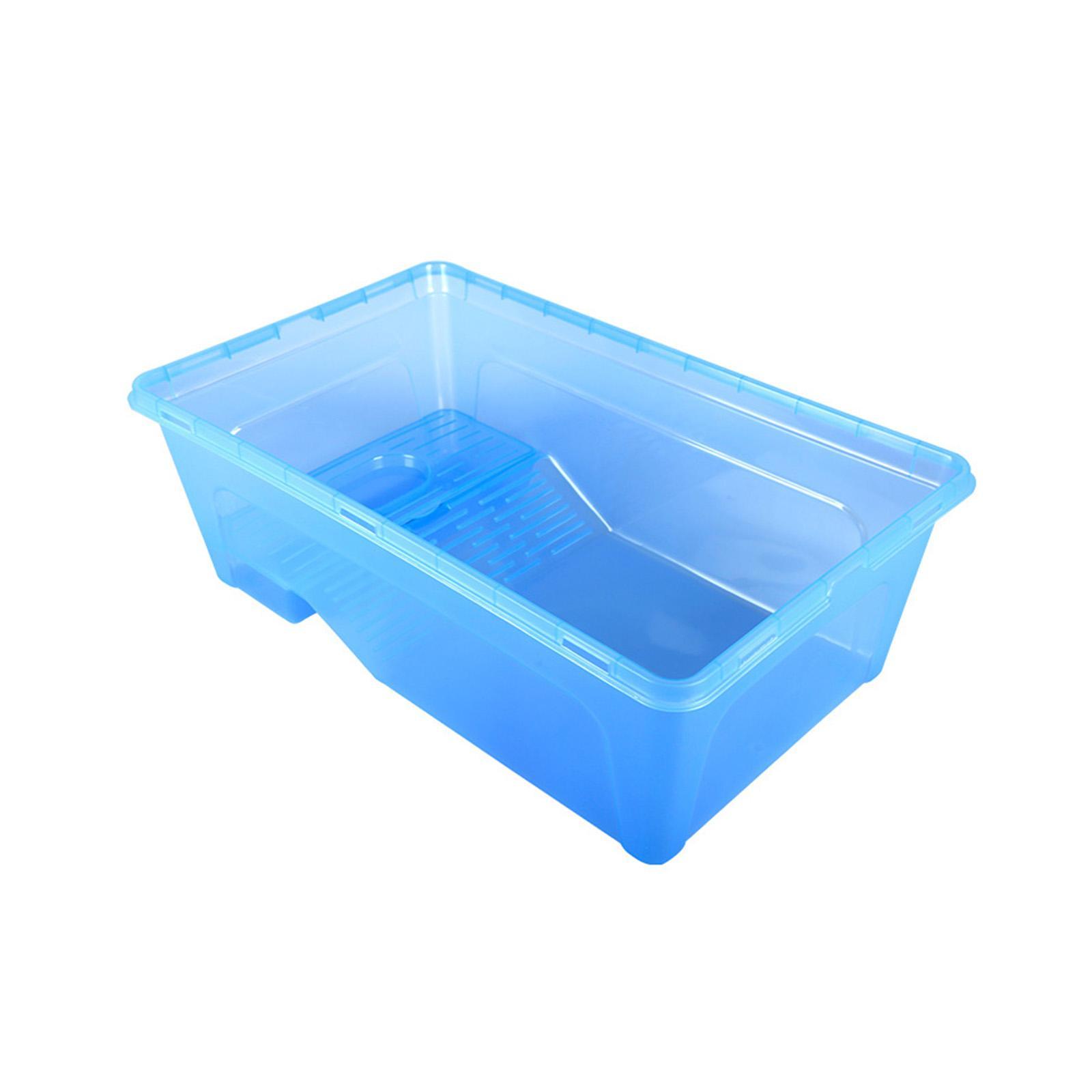 Reptile Habitat Box Turtles Tank Aquarium for Frog Tortoises Hermit Crabs