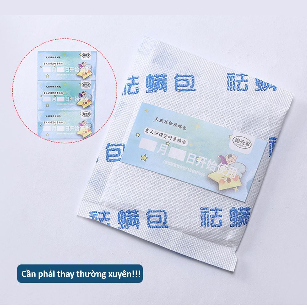 Túi Diệt Khuẩn Mền Gối Nệm HOMI Mã HK01 Công Nghệ Nhật Bản Chiết Xuất Tự Nhiên Loại Bỏ Ve Rận, Nấm Mốc Gây Ngứa Ngáy Khó Chịu - Hàng Chính Hãng