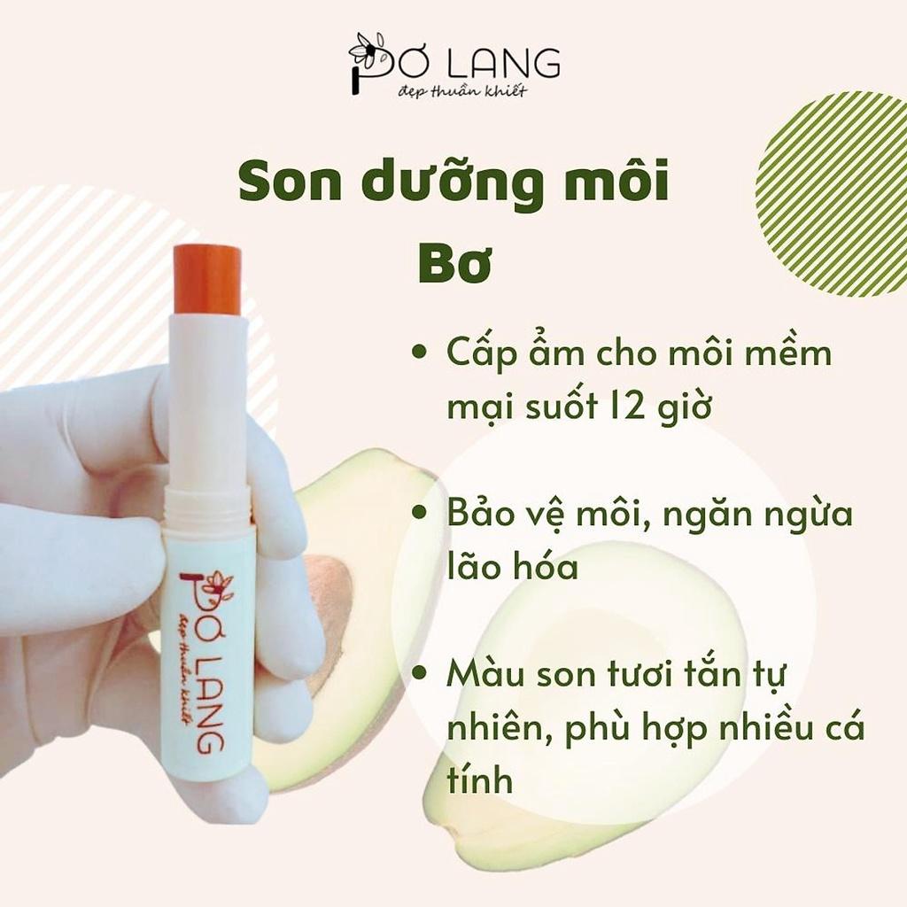 Son dưỡng có màu Pơ Lang giảm khô môi dưỡng hồng môi 3.5gr