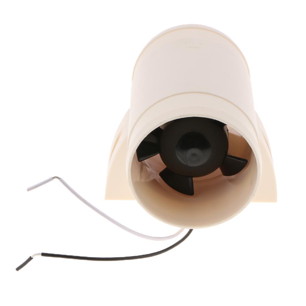 3" In Line 12V Marine Boat Bilge Air Blower Fan 145CFM Ventilation