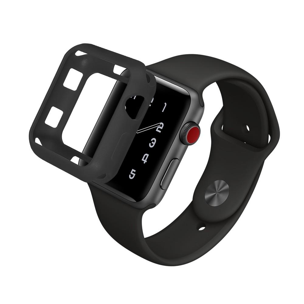 Ốp silicon bảo vệ mặt đồng hồ thông minh dành cho Apple Watch 6 SE 5 4 3 2 1 38mm 42mm 40mm 44mm