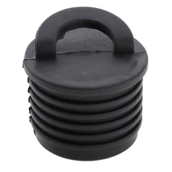 3x Rubber Kayak Marine Boat Scupper Stopper Bungs Drain Holes  Black