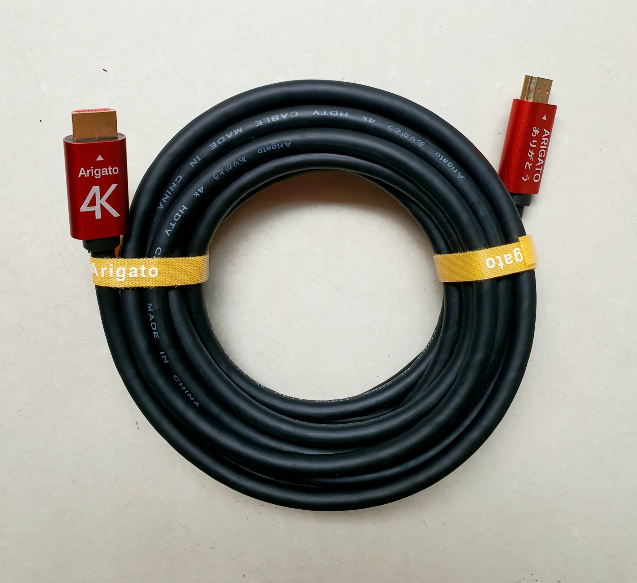 Cáp HDMI 2.0 Tròn Dẻo Hỗ Trợ 4K Arigato - Hàng nhập khẩu