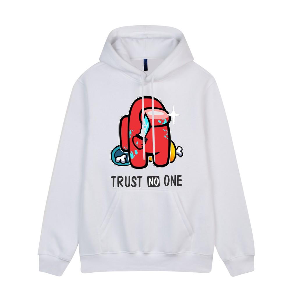 Áo Hoodie AMong Chất Nỉ Dầy Dặn Có Nón Dành Cho Cả Nam Và Nữ