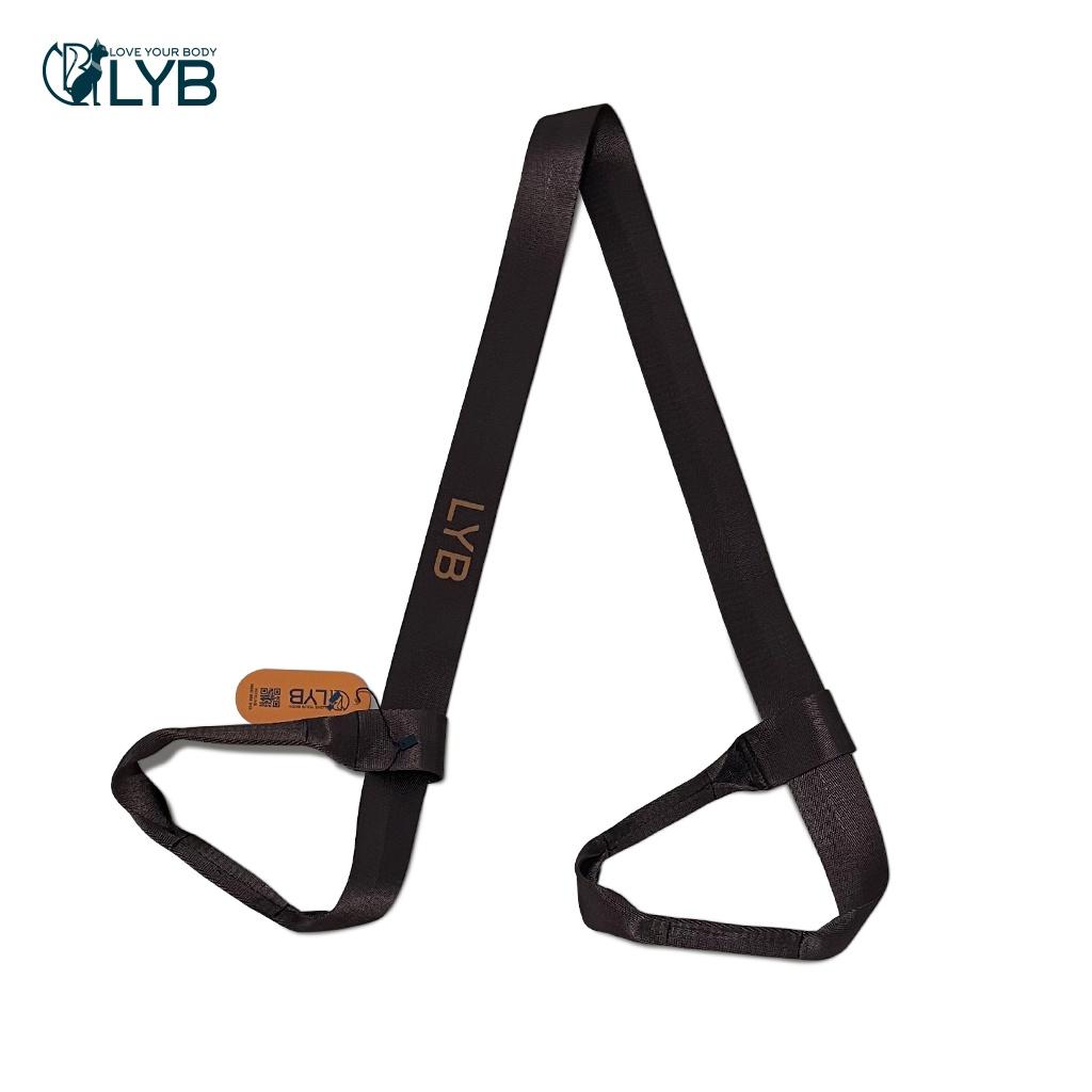 Dây đeo thảm yoga đơn giản thanh lịch màu nâu LYB - FW22-A00023