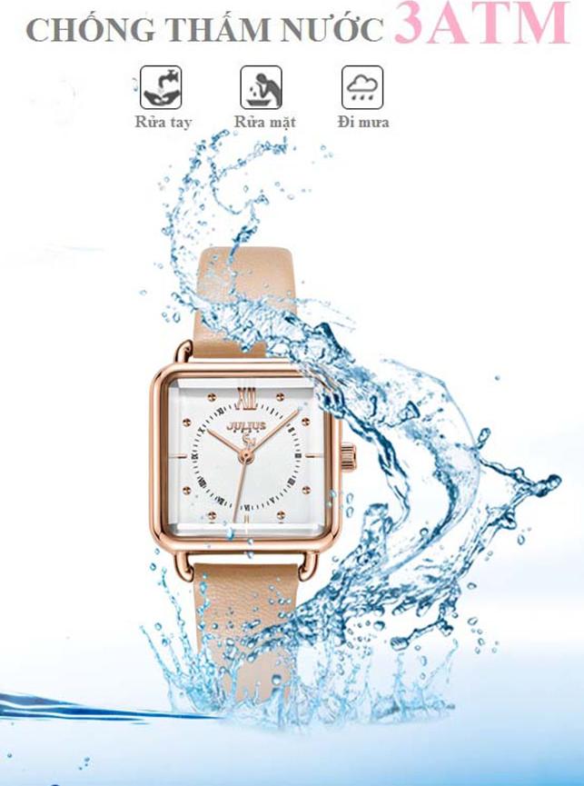 Đồng Hồ Nữ Julius Hàn Quốc JA-1123 Dây Da