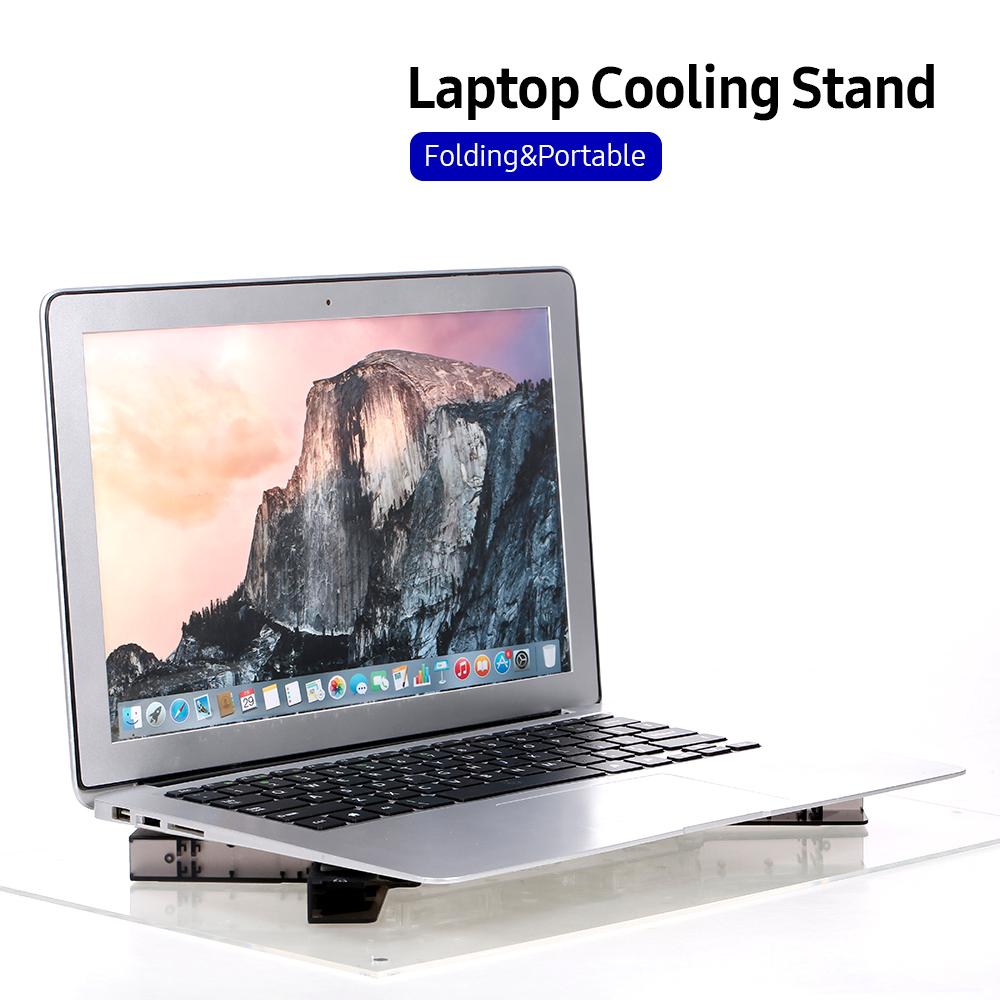 Đế làm mát máy tính xách tay hỗ trợ USB Thiết kế quạt kép với miếng chống trượt