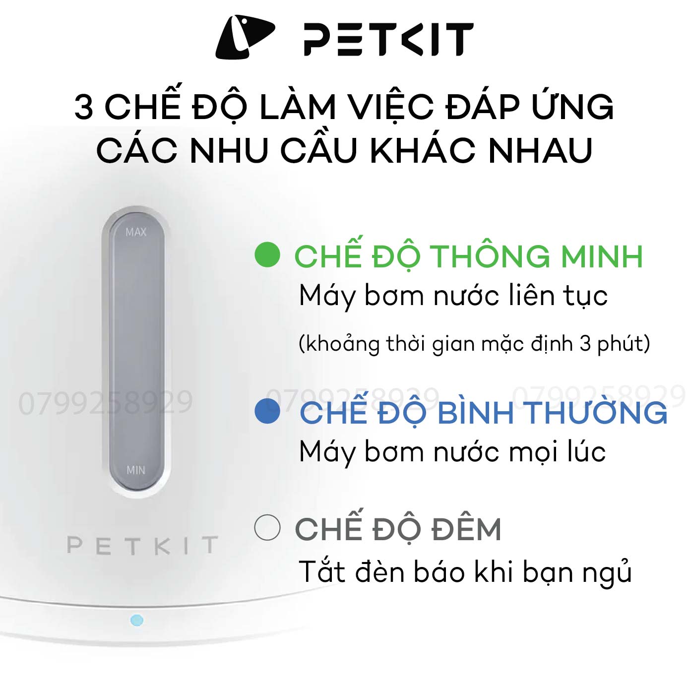 Máy Lọc Nước Cho Mèo Petkit EverSweet Solo 2 Kết Nối App, Bơm Không Dây