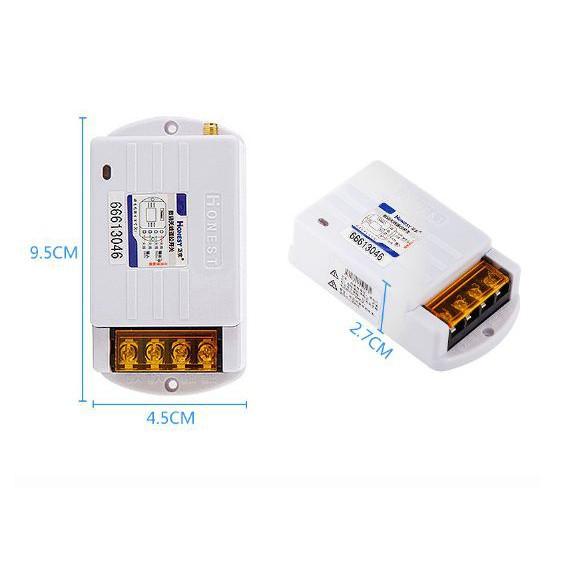 Công Tắc Điều Khiển Từ Xa 1KM Honest 40A/220V + tặng 2 pin sơ cua