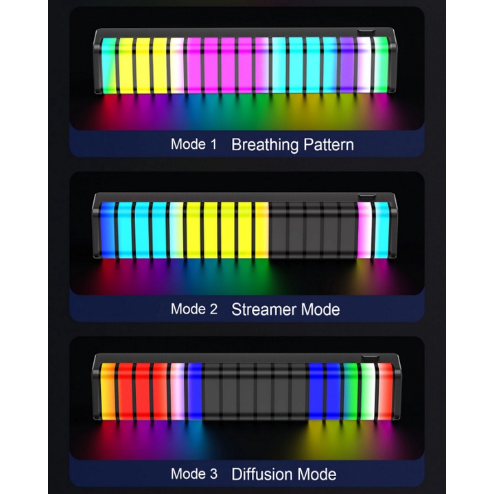 Nước Hoa trên Ô Tô 3D LED RGB Cảm Ứng Nhạc