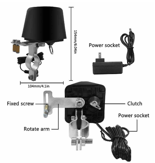 Van đóng mở nước tự động- Van điều khiển từ xa tuya wifi