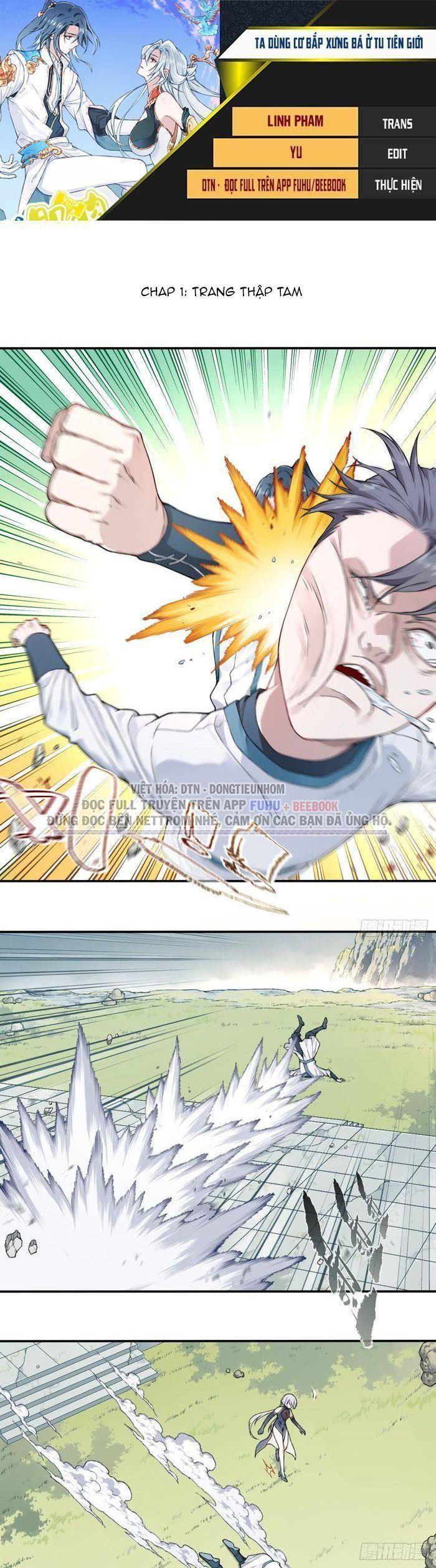 ta dùng cơ bắp xưng bá ở tu tiên giới chapter 1 1