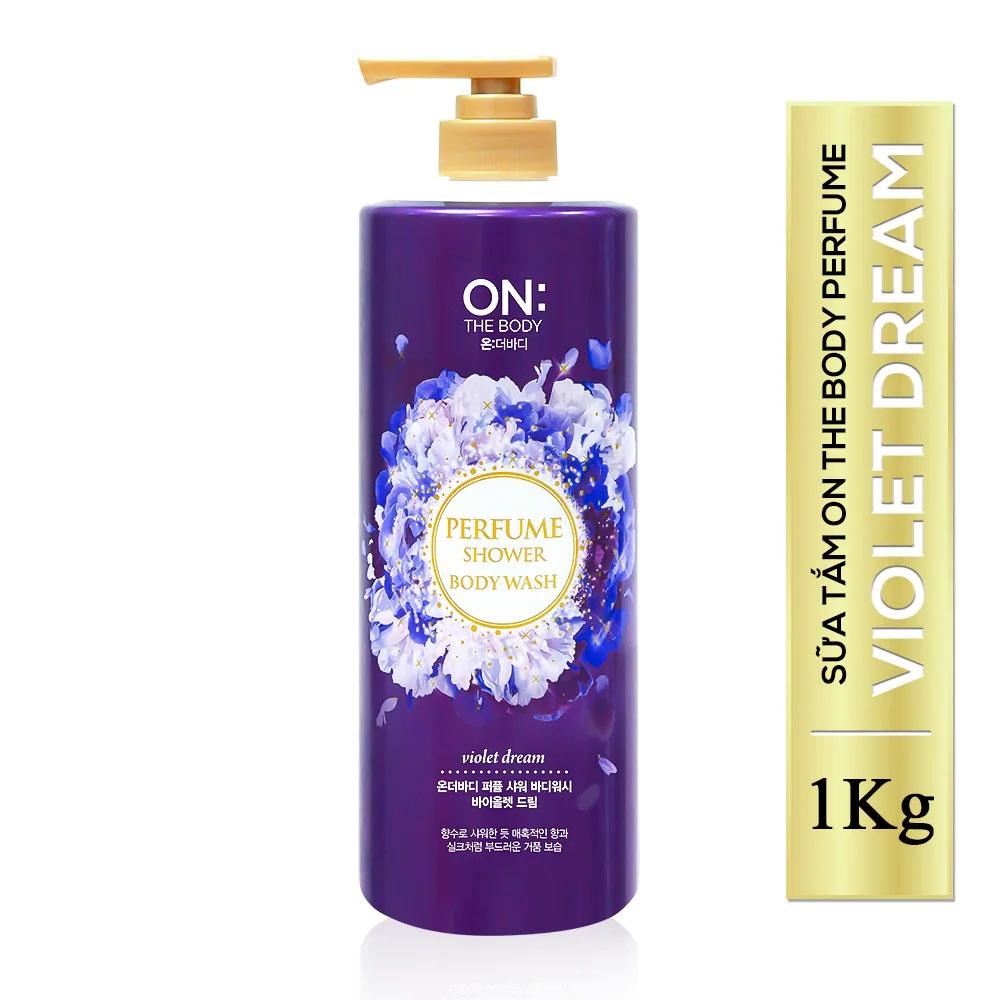 Sữa Tắm On The Body Violet Dream Perfume Shower Body Wash 1Kg