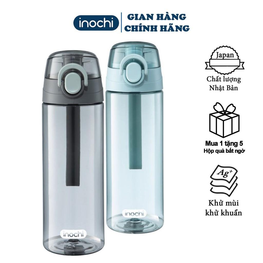 Bình nước nhựa - thể thao sport tập gym Kita Grace chất liệu nhựa nguyên sinh kháng khuẩn Ag+ 620ml BIN620