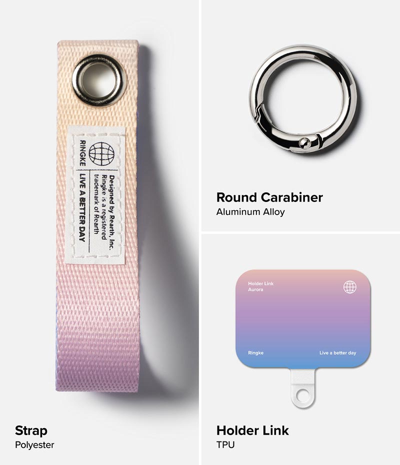 Dây đeo RINGKE Holder Link Eyelet Keyring - Hàng Chính Hãng