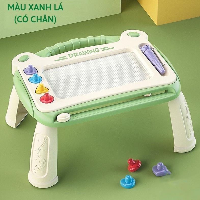 Bảng vẽ tự xóa cho bé thông minh có chân bàn, bảng từ tính tập viết, tập vẽ cho bé- The Pooh