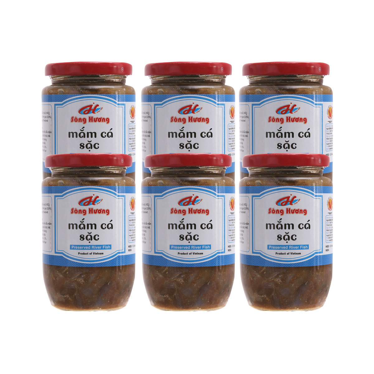 Combo 6 Hũ Mắm Cá Sặc Sông Hương