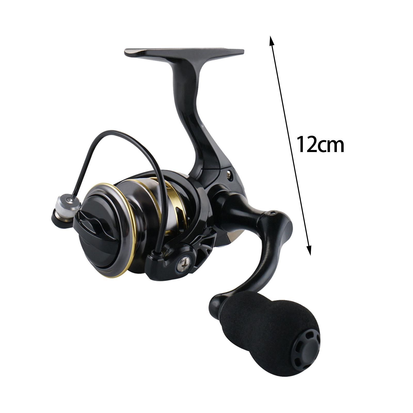 Fishing Reels with Lines 5.2:1 Freshwater Saltwater Mini Hand Reel