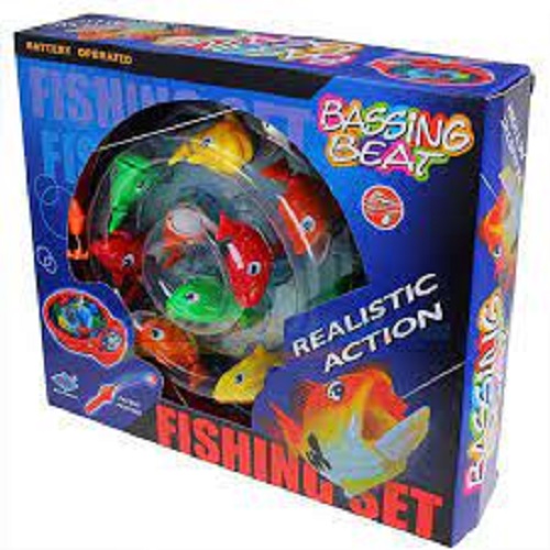 (HÀNG ĐỘC) Trò chơi câu cá dùng pin bằng nhựa cứng có độ bền cao kích thước cá to