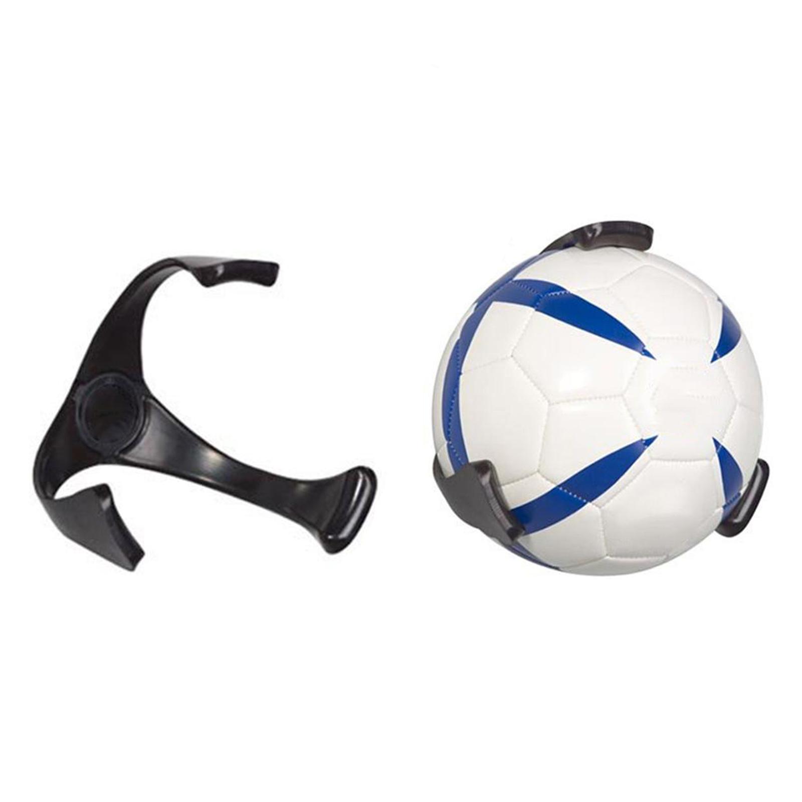 Black Plastic Wall Soccer Display Storage Rack Shelf Claw Basketball Holder