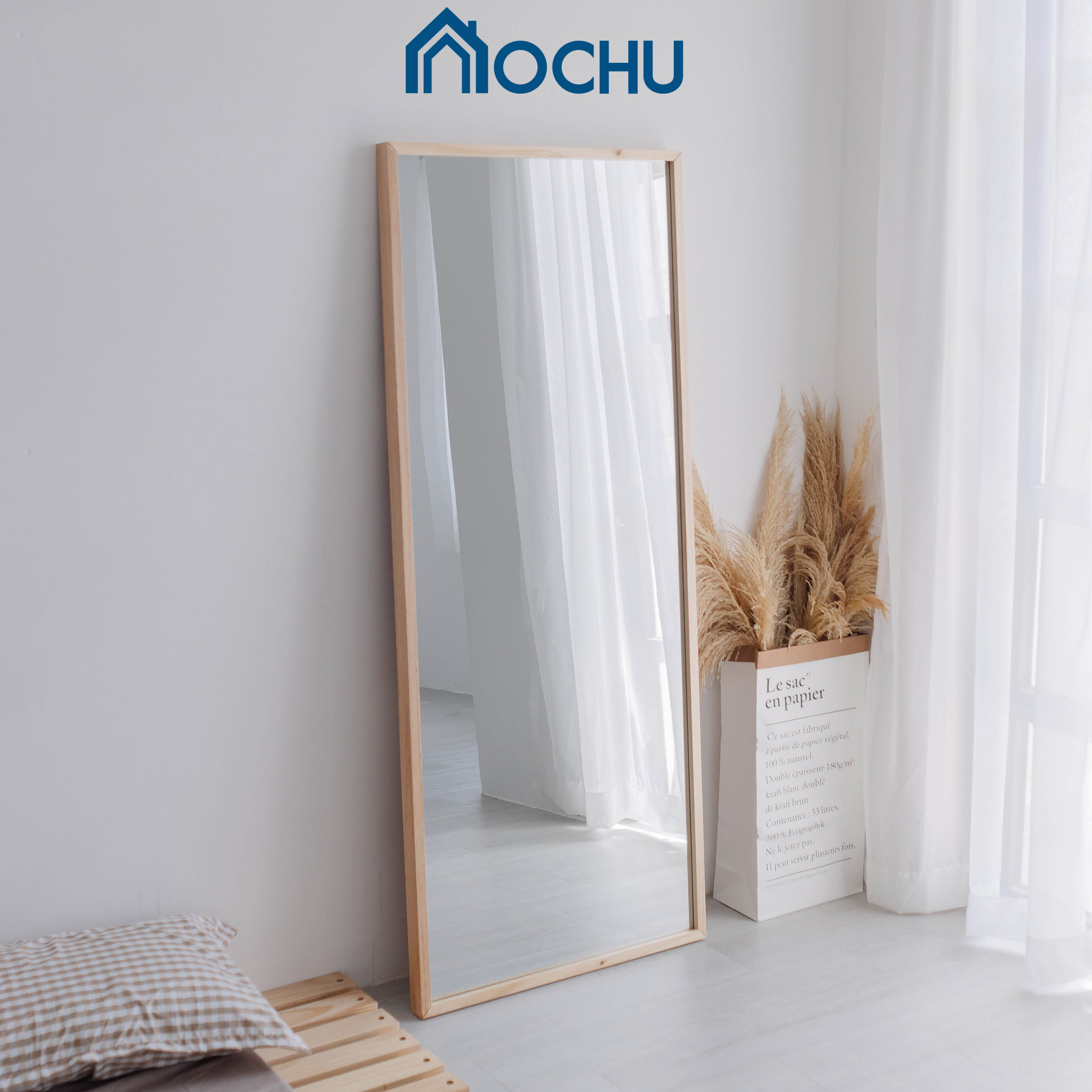 Gương Đứng Soi Toàn Thân Khung Gỗ OCHU - Mirror L - Natural