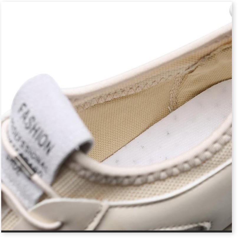 Giày Sneaker nam đế màu trắng cao cấp