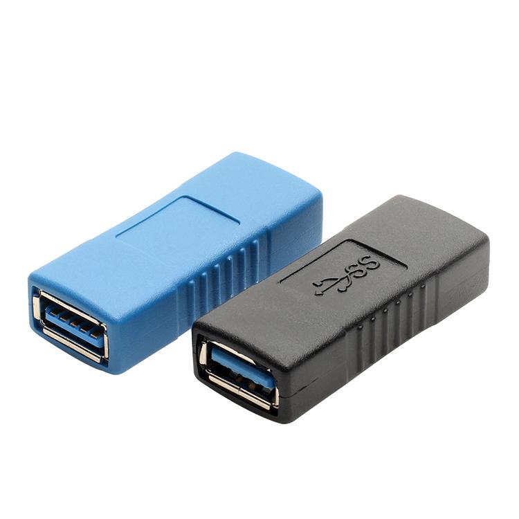 USB 3.0 Type A Female To Female Adapter Coupler Gender Changer Connector Cable Adapter for Laptop