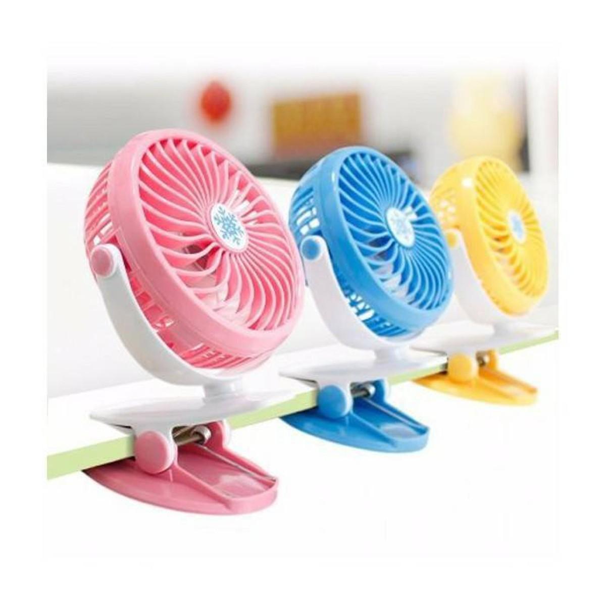Quạt Kẹp Bàn Mini Xoay 360 Độ Tiện Dụng - Hàng Loại 1