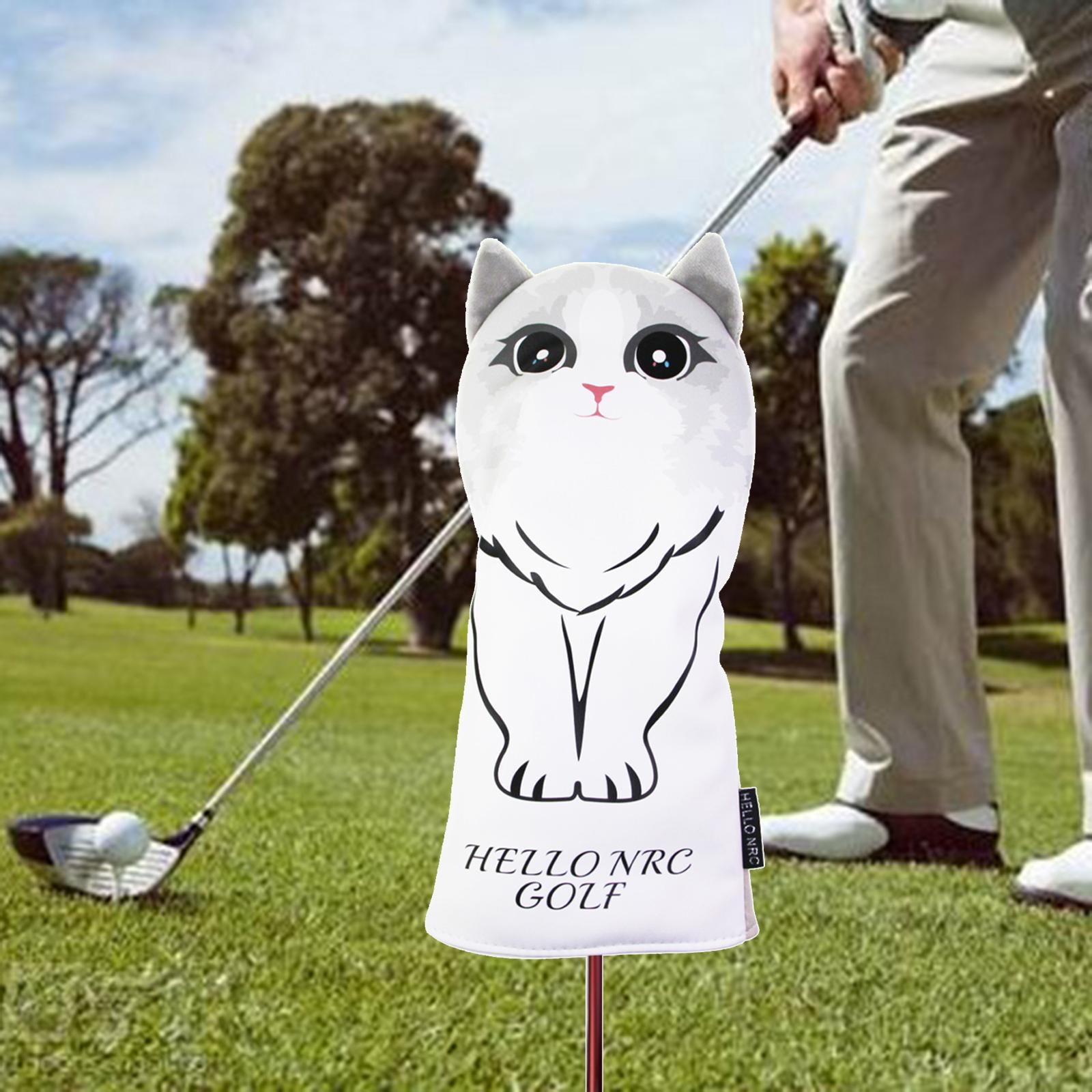 PU Golf Head Cover Fairway Hybrid Driver Headcover Sleeve Guard 1