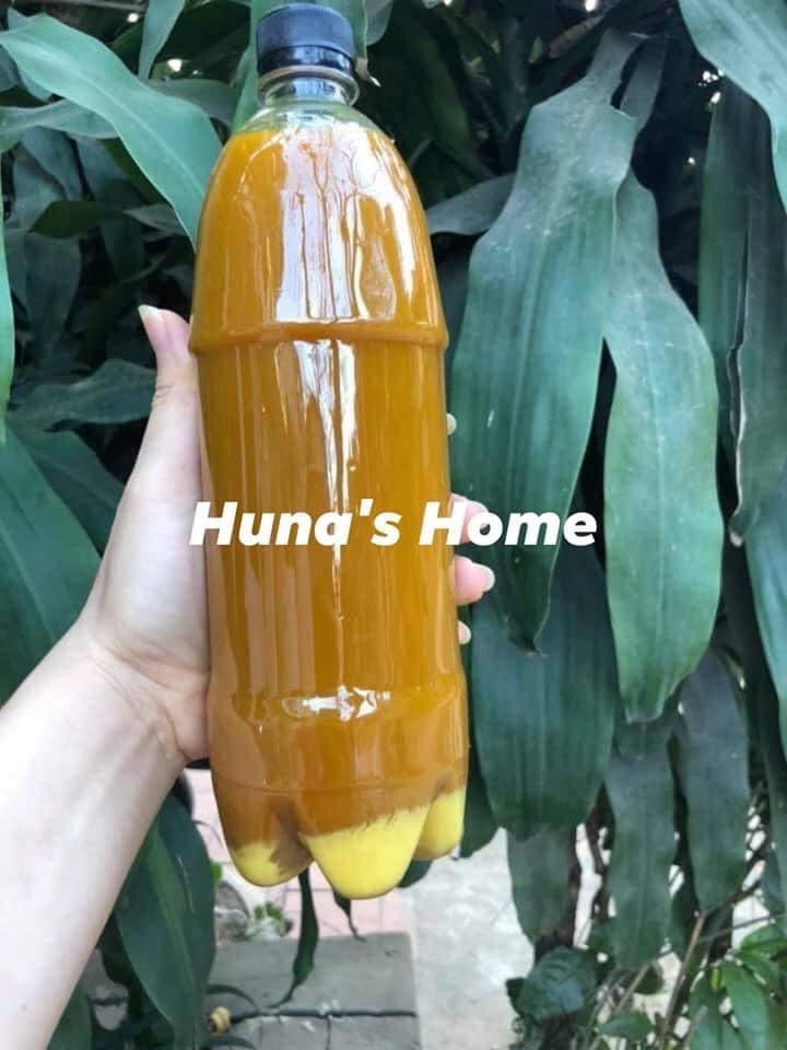 Combo cốt nghệ gừng gấc hạ thổ & muối thảo dược Huna'shome
